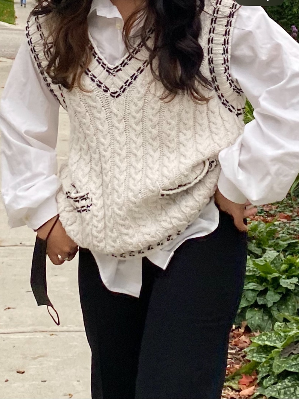 Zara sweater vest
